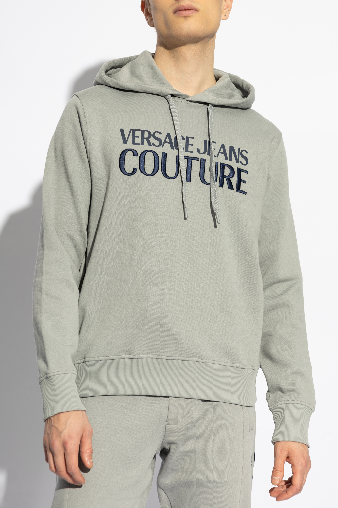 Grey Hoodie Versace Jeans Couture Vitkac France